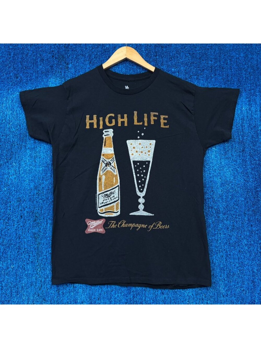 Miller High Life Champagne Of Beers T-Shirt Size Medium